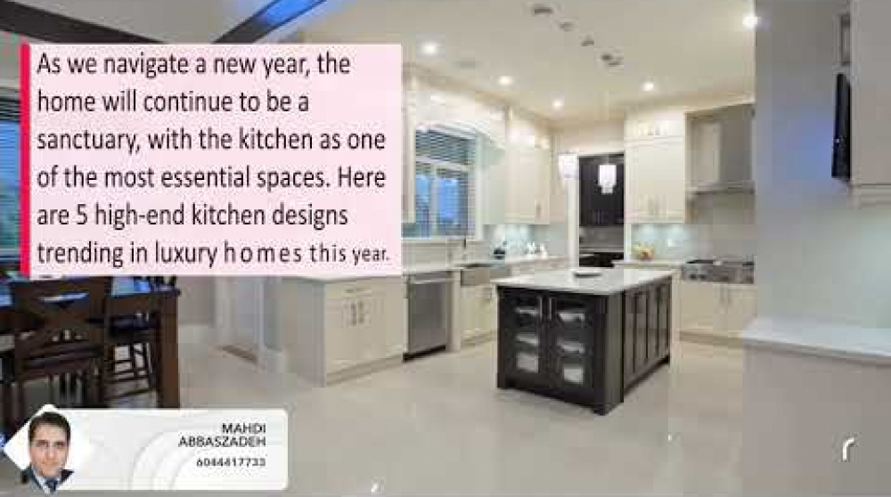 Roya Homes - 5 Luxury Kitchen Design Trends for 2021 - 19 Feb 2021
