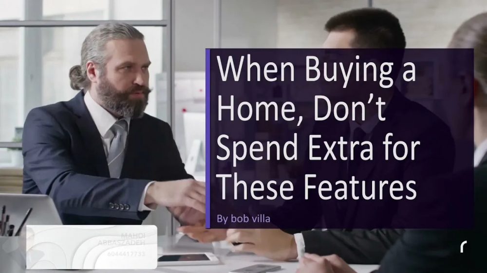 Roya Homes - When Buying a Home, Don’t Spend Extra for These Features - 19 Feb 2021