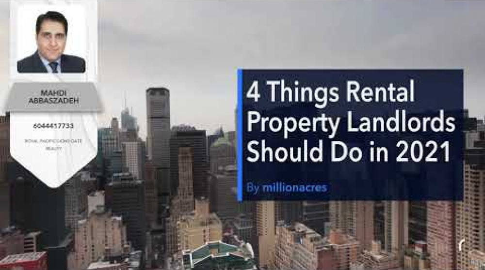Roya Homes - 4 Things Rental Property Landlords Should Do in 2021 - 21 Jan 2021