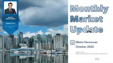 Monthly Market Update - Greater Vancouver - 06 Oct 2020