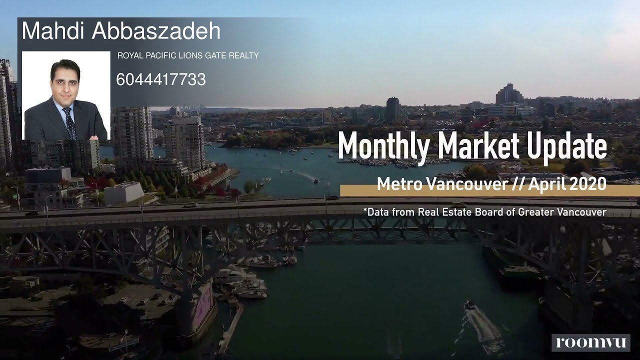 Monthly Market Update - Greater Vancouver - 06 Apr 2020