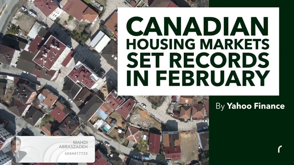 Canadian housing markets set records in February - 23 Mar 2021