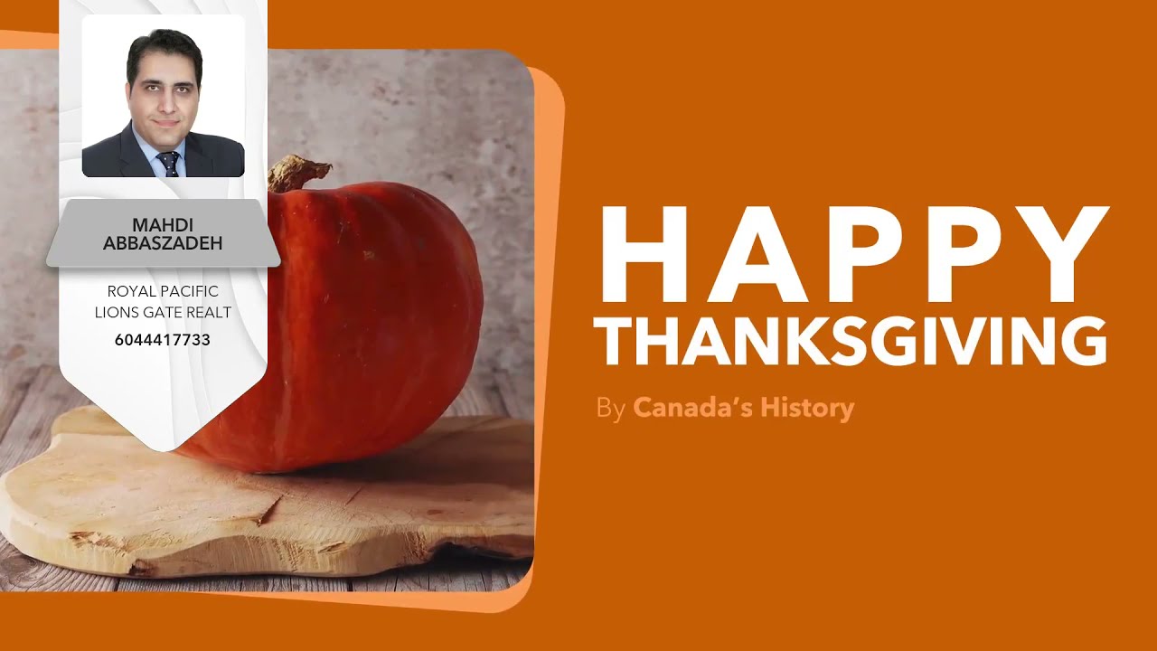 Happy Canadian Thanksgiving - 11 Oct 2021