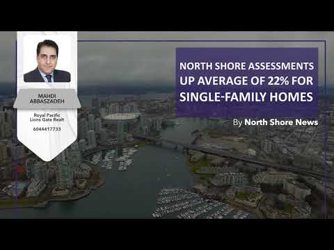North Shore assessments up average of 22% for single family homes  - 12 Jan 2022